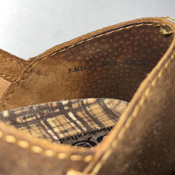 BORN Brown Thyra Distressed Leather Lace Up Shoes-7.5 - Picture 8 of 8